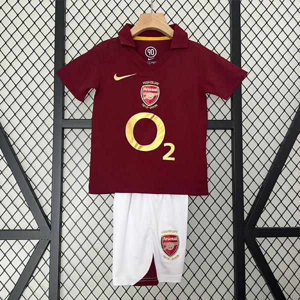 Camiseta Arsenal 1st Retro Niño 2005 2006